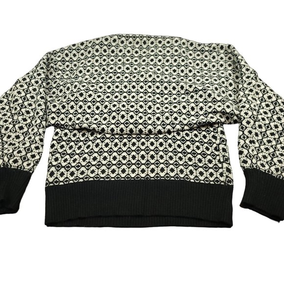 Anthropologie Maeve Womens XL Sweater 2Pc Black and White Tank and Shrug - Picture 9 of 16